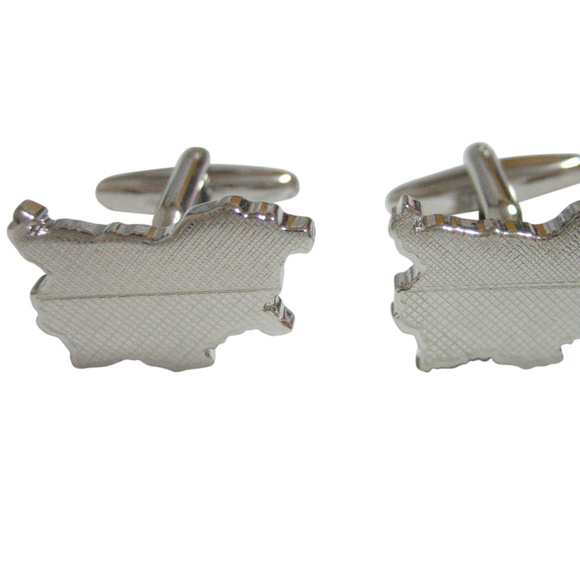Bulgaria national flag in a shape of country map Stock  Bulgaria Map Shape and Flag Design Cufflinks